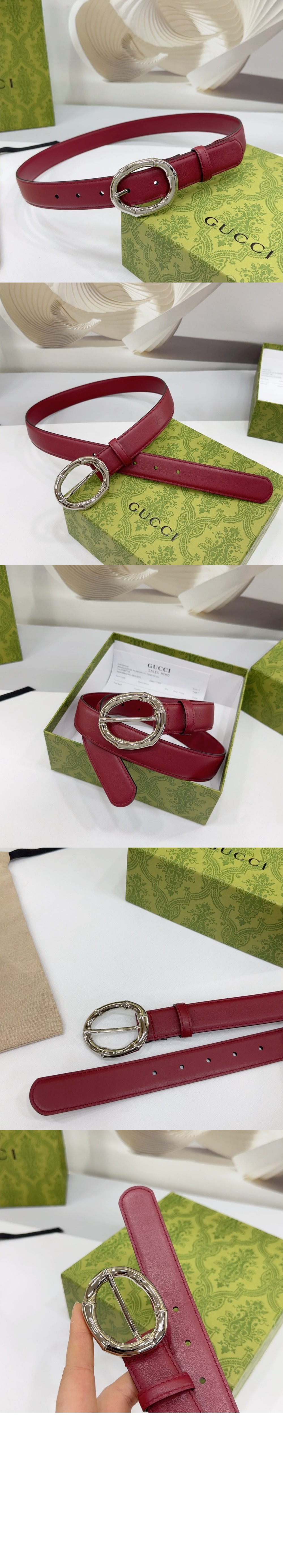 미러급레플리카사이트 | 명품레플리카 전문 쇼핑몰  | 하이퀄 - 대나무 원형 버클 벨트 828270 &gt; 구찌