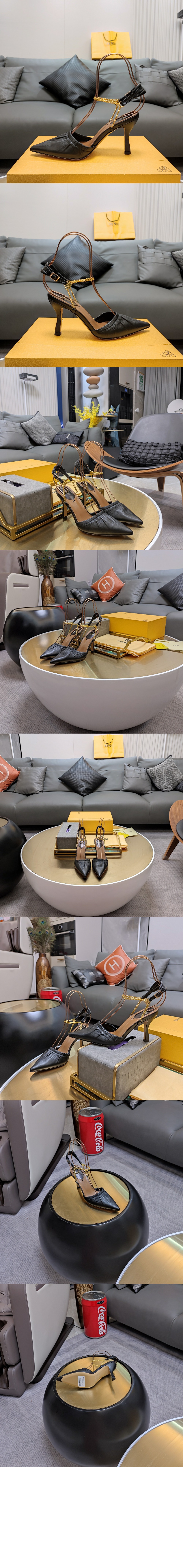 미러급레플리카사이트 | 명품레플리카 전문 쇼핑몰  | 하이퀄 - 가죽 미디엄 힐 뮬 8R8519 &gt; 펜디