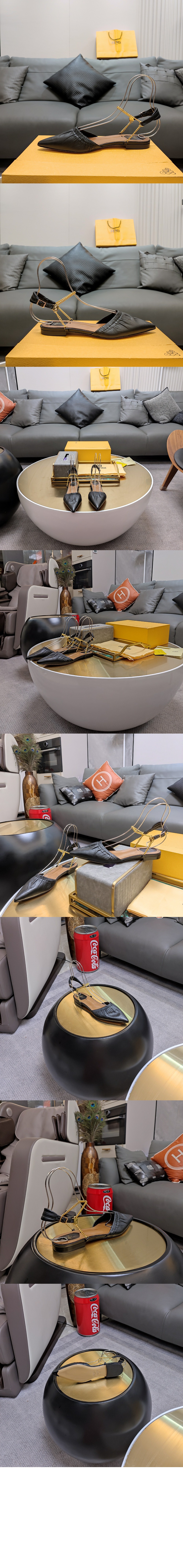 미러급레플리카사이트 | 명품레플리카 전문 쇼핑몰  | 하이퀄 - 가죽 플랫 8J8522 &gt; 펜디