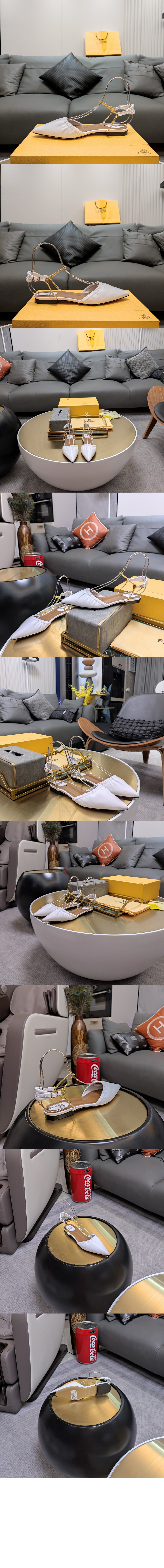 미러급레플리카사이트 | 명품레플리카 전문 쇼핑몰  | 하이퀄 - 가죽 플랫 8J8522 &gt; 펜디