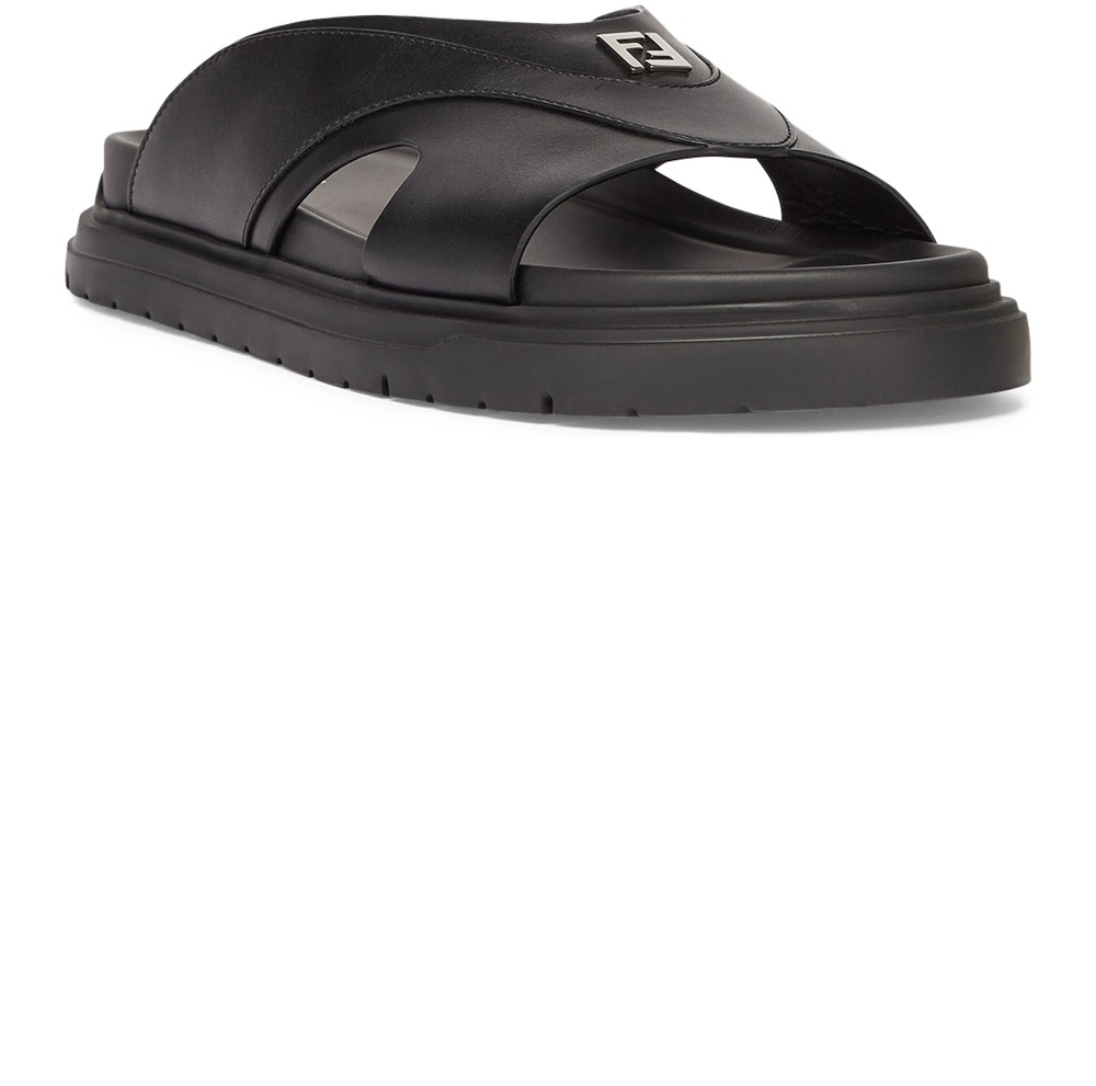 미러급레플리카사이트 | 명품레플리카 전문 쇼핑몰  | 하이퀄 - 스퀘어드 FF 레더 슬리퍼 7X1673 &gt; 펜디