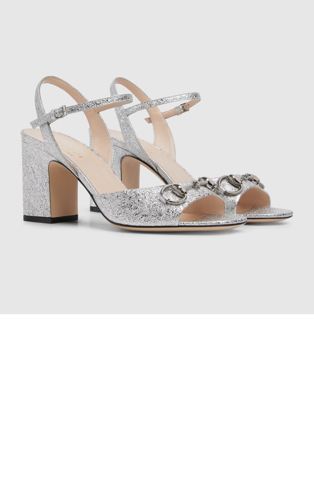 미러급레플리카사이트 | 명품레플리카 전문 쇼핑몰  | 하이퀄 - 호스빗 장식이 있는 미드힐 샌들 837121 &gt; 구찌