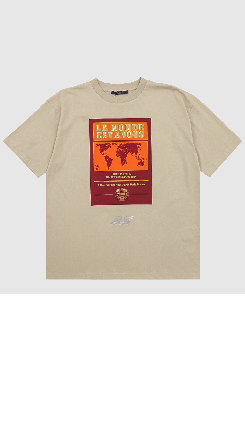 미러급레플리카사이트 | 명품레플리카 전문 쇼핑몰  | 하이퀄 - 엠벨리시드 그래픽 코튼 티셔츠 &gt; 루이비통