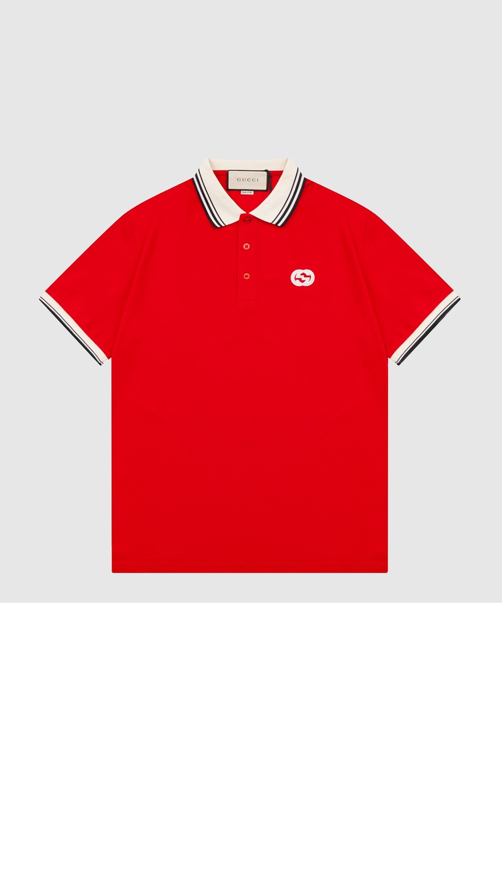 미러급레플리카사이트 | 명품레플리카 전문 쇼핑몰  | 하이퀄 - 인터로킹 G 코튼 폴로 셔츠 > 구찌