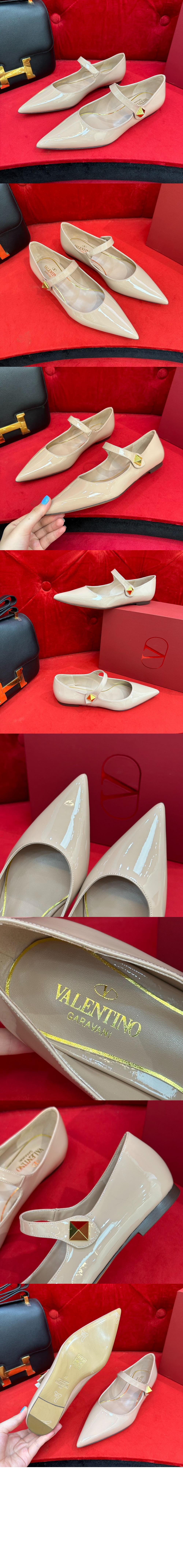 미러급레플리카사이트 | 명품레플리카 전문 쇼핑몰  | 하이퀄 - 페이턴트 레더 발레 플랫 슈즈 &gt; 발렌티노