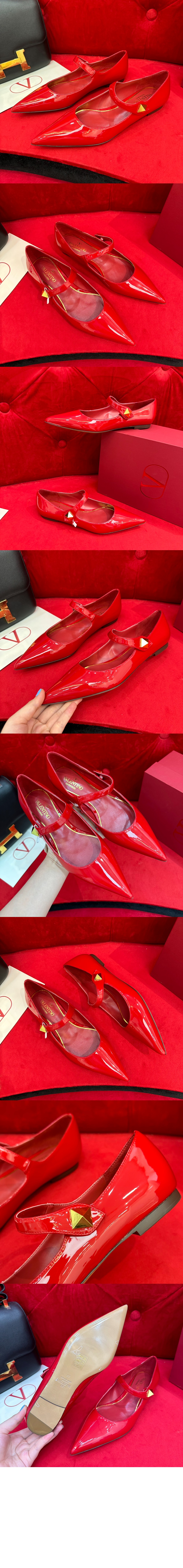 미러급레플리카사이트 | 명품레플리카 전문 쇼핑몰  | 하이퀄 - 페이턴트 레더 발레 플랫 슈즈 &gt; 발렌티노