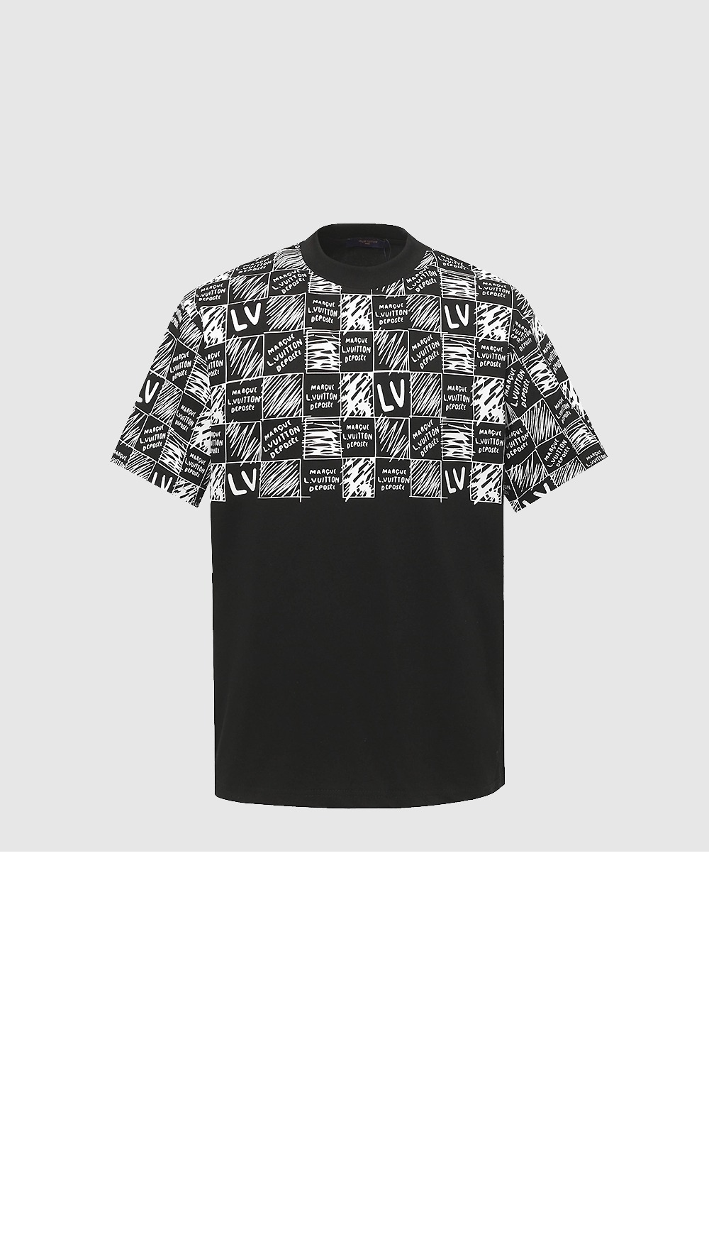 미러급레플리카사이트 | 명품레플리카 전문 쇼핑몰  | 하이퀄 - 드로잉 하프 체크 반팔티 &gt; 루이비통