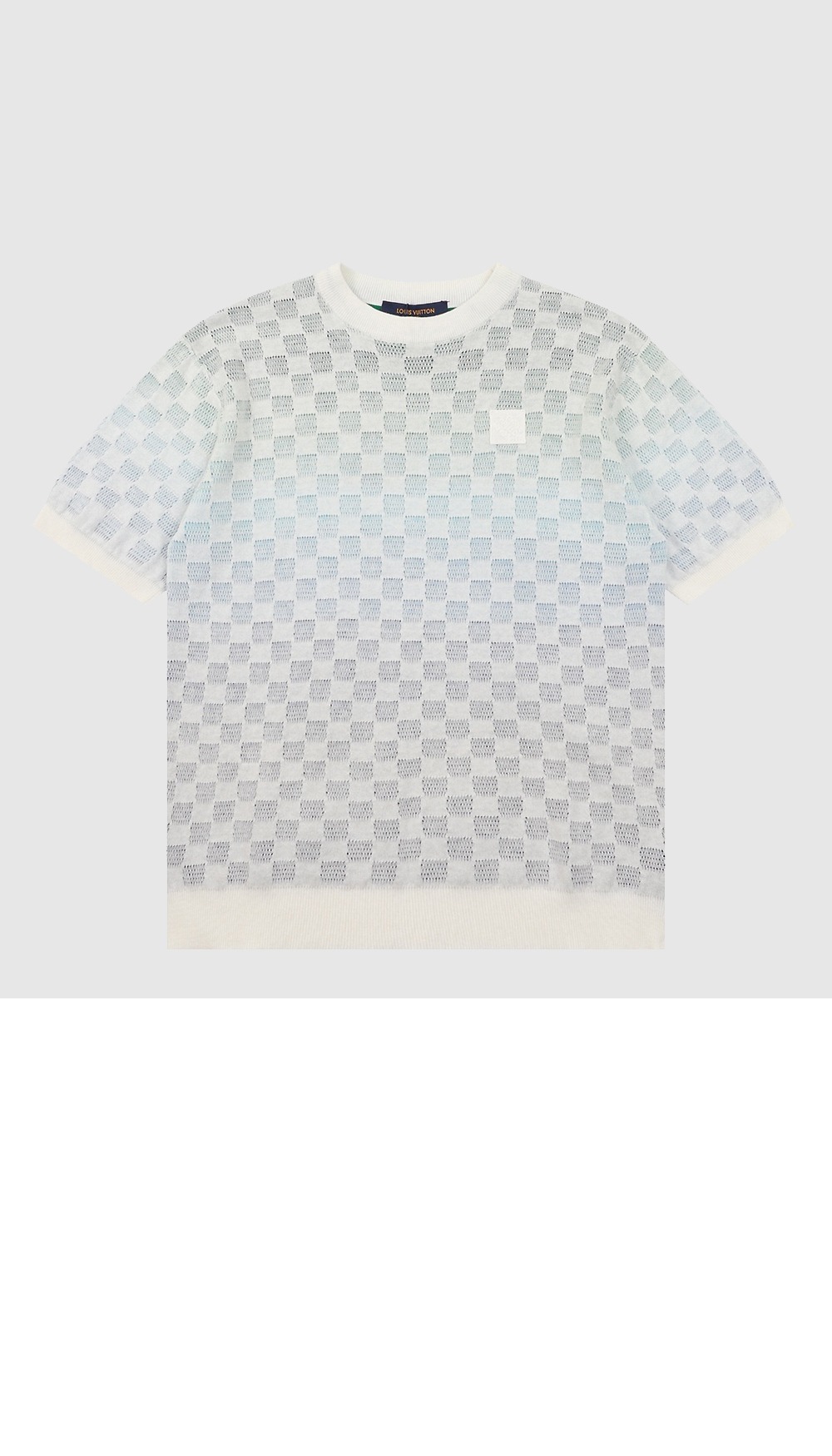 미러급레플리카사이트 | 명품레플리카 전문 쇼핑몰  | 하이퀄 - 그라데이션 자카드 니트 반팔 &gt; 루이비통