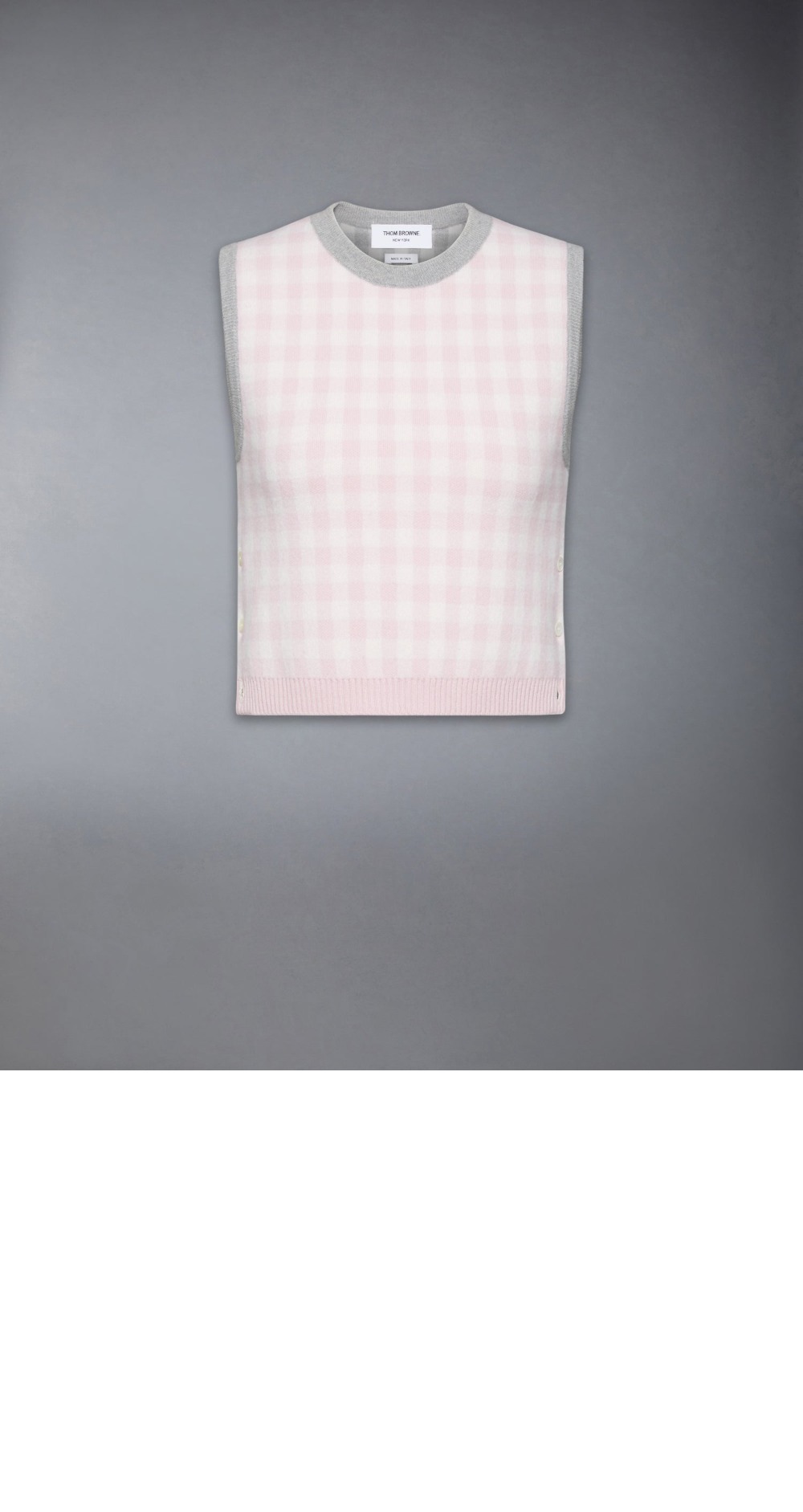 미러급레플리카사이트 | 명품레플리카 전문 쇼핑몰  | 하이퀄 - 펀믹스 깅엄 체크 자카드 메리노 울 쉘 탑 &gt; 톰브라운