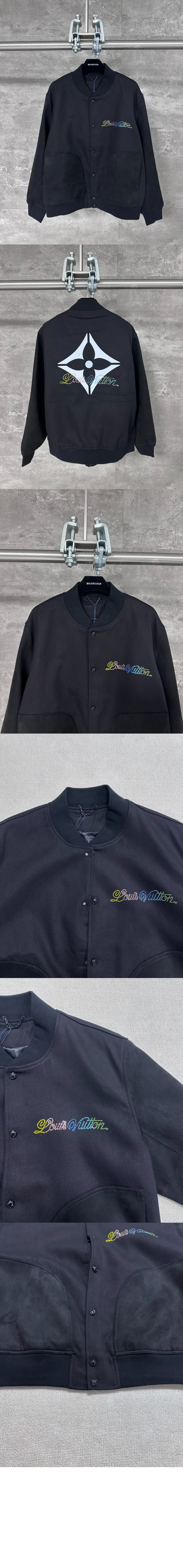 미러급레플리카사이트 | 명품레플리카 전문 쇼핑몰  | 하이퀄 - 레더 믹스 바시티 블루종 &gt; 루이비통