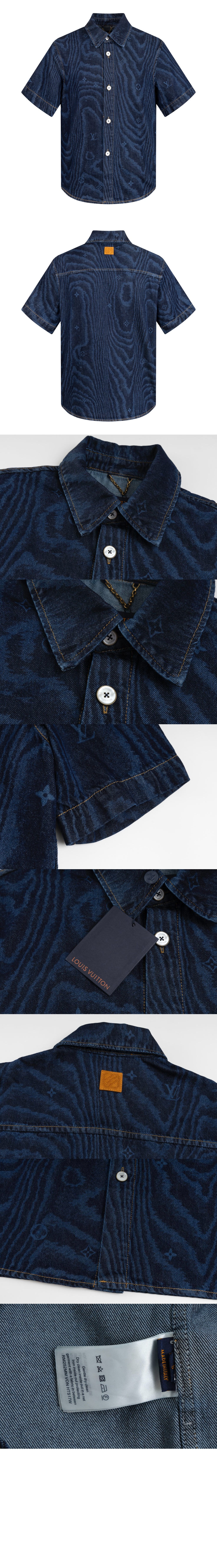 미러급레플리카사이트 | 명품레플리카 전문 쇼핑몰  | 하이퀄 - 쇼트 슬리브드 데님 셔츠 &gt; 루이비통