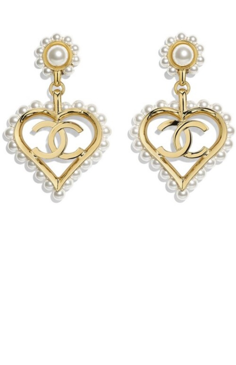 미러급레플리카사이트 | 명품레플리카 전문 쇼핑몰  | 하이퀄 - 진주 펄 하트 CC 이어링 AB2597 &gt; 샤넬