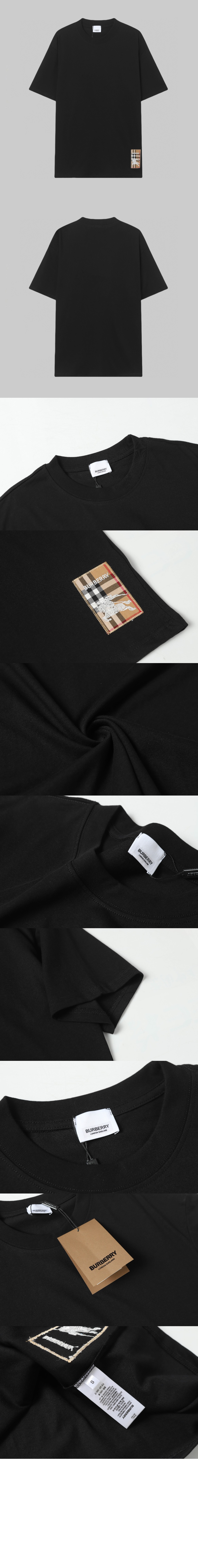 미러급레플리카사이트 | 명품레플리카 전문 쇼핑몰  | 하이퀄 - 체크 라벨 코튼 티셔츠 &gt; 버버리