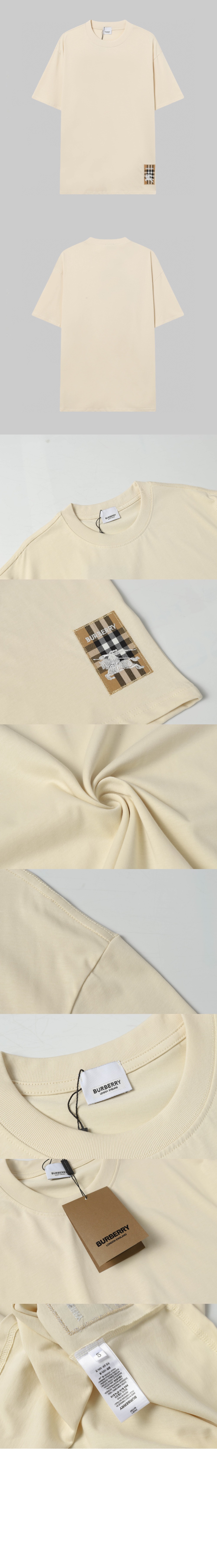 미러급레플리카사이트 | 명품레플리카 전문 쇼핑몰  | 하이퀄 - 체크 라벨 코튼 티셔츠 &gt; 버버리