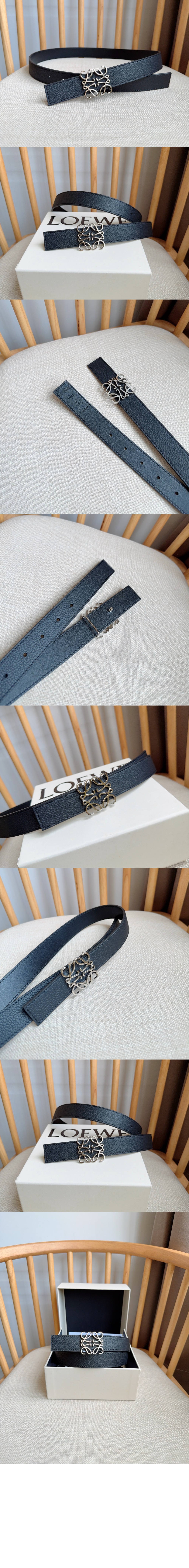 미러급레플리카사이트 | 명품레플리카 전문 쇼핑몰  | 하이퀄 - 소프트 알갱이 소가죽 양면 아나그램 벨트 &gt; 로에베