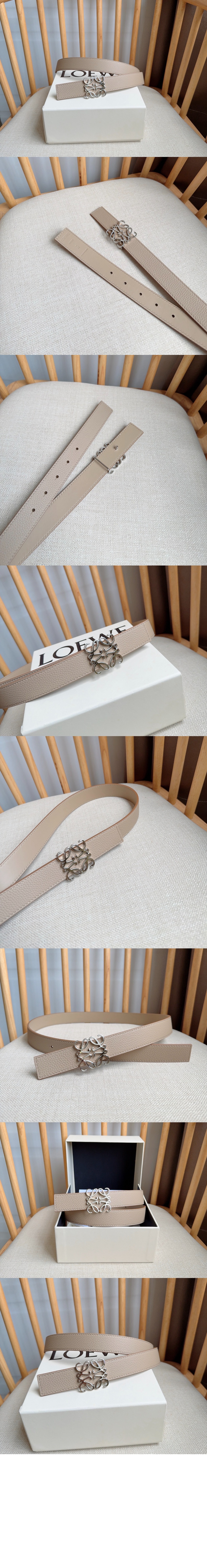 미러급레플리카사이트 | 명품레플리카 전문 쇼핑몰  | 하이퀄 - 소프트 알갱이 소가죽 양면 아나그램 벨트 &gt; 로에베