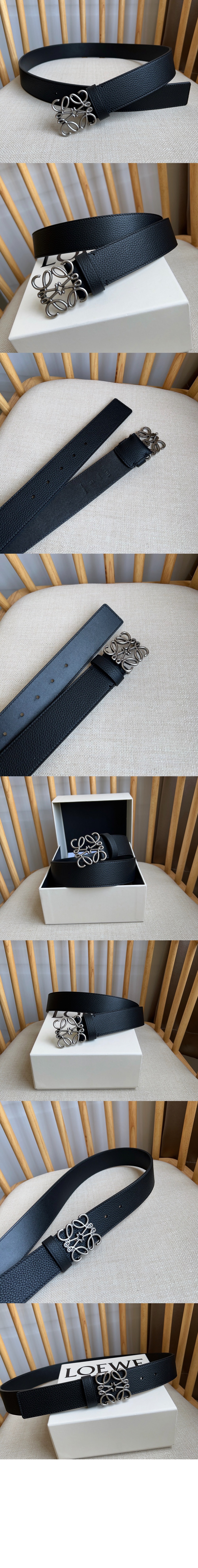 미러급레플리카사이트 | 명품레플리카 전문 쇼핑몰  | 하이퀄 - 탄력 있는 갈은 송아지 가죽의 청키 애너그램 벨트 &gt; 로에베