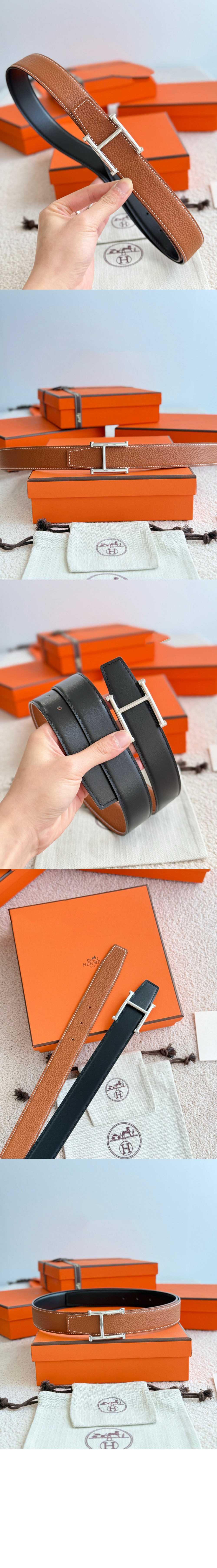 미러급레플리카사이트 | 명품레플리카 전문 쇼핑몰  | 하이퀄 - Serif 벨트 버클 리버서블 가죽 스트랩 &gt; 에르메스