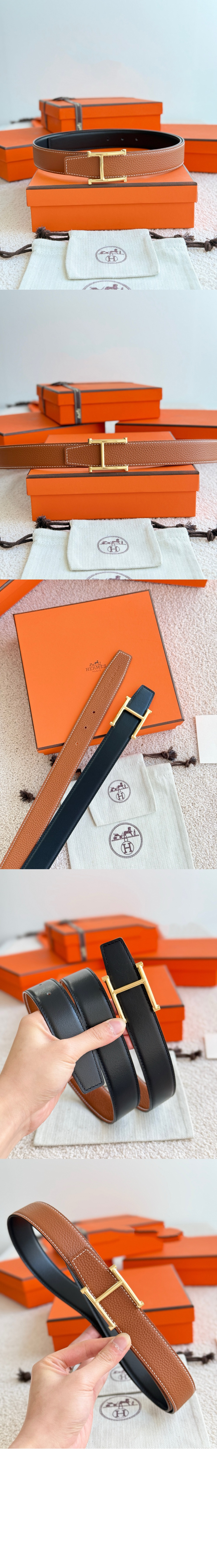미러급레플리카사이트 | 명품레플리카 전문 쇼핑몰  | 하이퀄 - Serif 벨트 버클 리버서블 가죽 스트랩 &gt; 에르메스