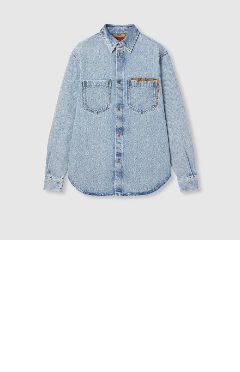 미러급레플리카사이트 | 명품레플리카 전문 쇼핑몰  | 하이퀄 - GG 인서트 워시드 데님 셔츠 &gt; 구찌