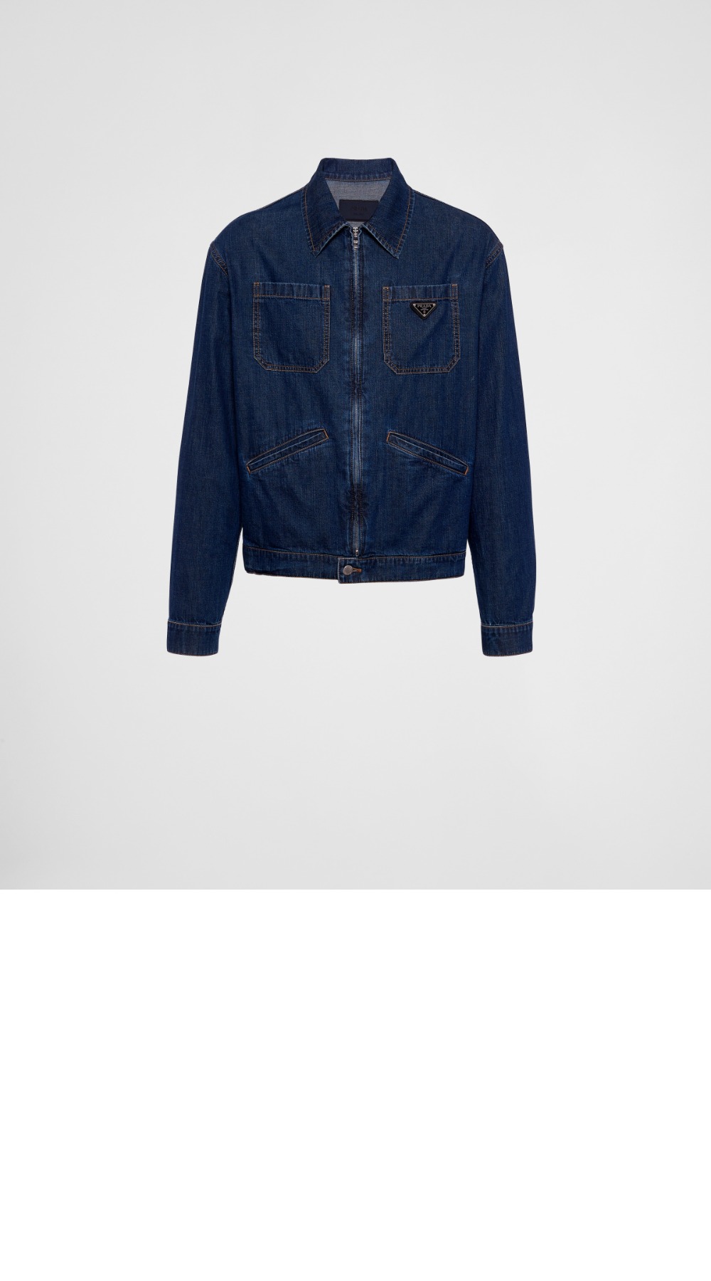 미러급레플리카사이트 | 명품레플리카 전문 쇼핑몰  | 하이퀄 - 라이트 데님 지퍼 재킷 &gt; 프라다