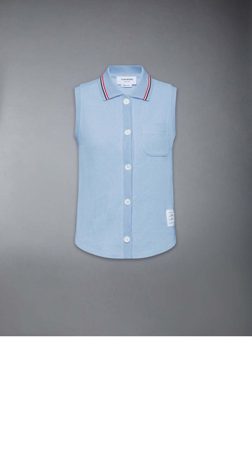 미러급레플리카사이트 | 명품레플리카 전문 쇼핑몰  | 하이퀄 - 코튼 와플 슬리브리스 버튼 셔츠 &gt; 톰브라운