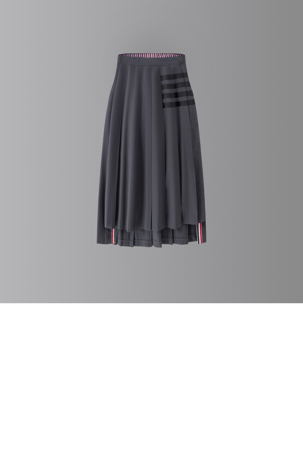 미러급레플리카사이트 | 명품레플리카 전문 쇼핑몰  | 하이퀄 - 플레인 위브 4바 플리츠 미디 스커트 > 톰브라운