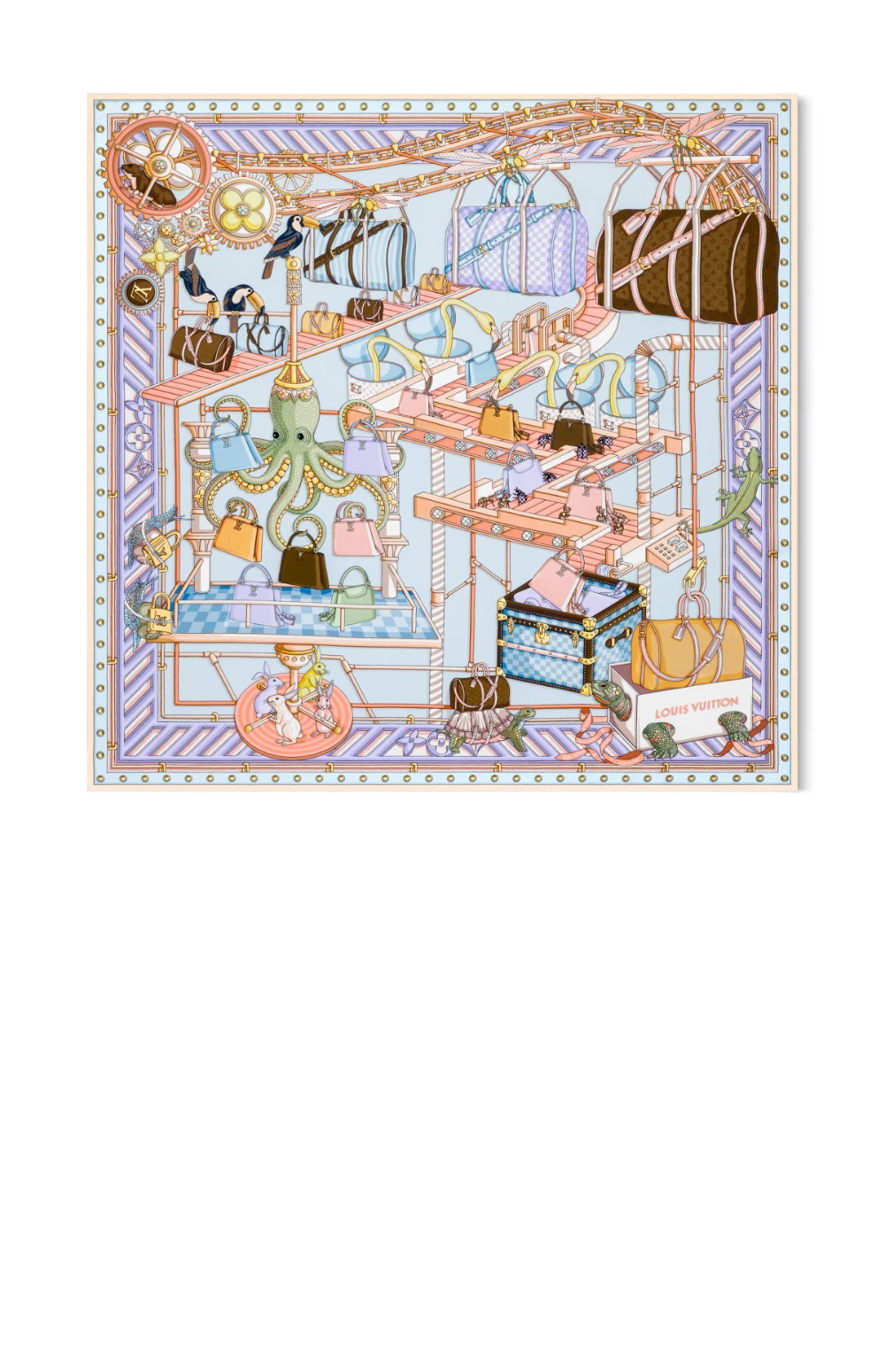 미러급레플리카사이트 | 명품레플리카 전문 쇼핑몰  | 하이퀄 - WILD ATELIER  스퀘어 90 M96145 > 루이비통