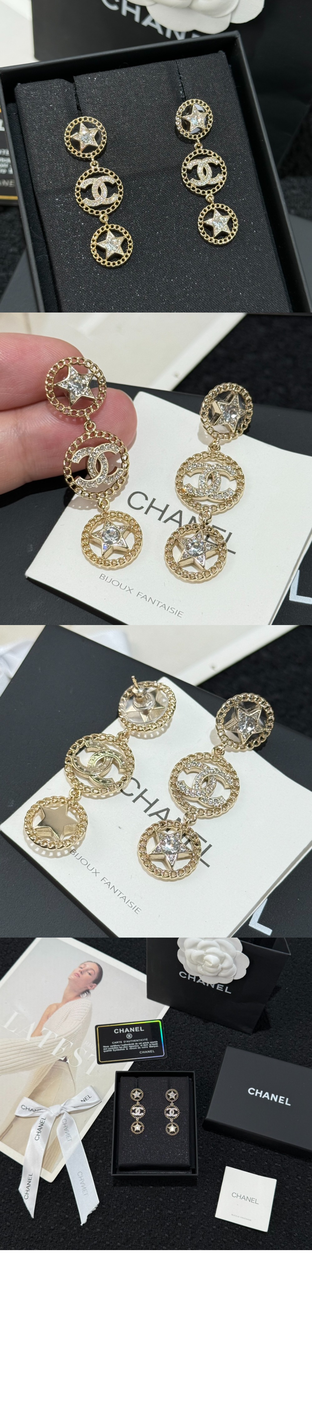 미러급레플리카사이트 | 명품레플리카 전문 쇼핑몰  | 하이퀄 - 펜던트 이어링 ABG334 &gt; 샤넬