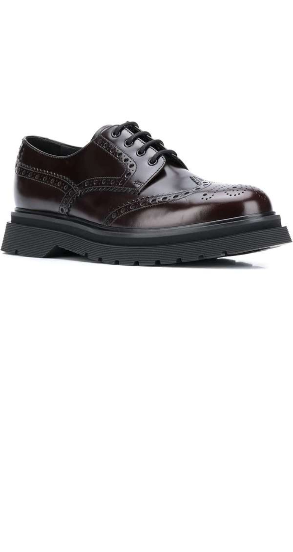 미러급레플리카사이트 | 명품레플리카 전문 쇼핑몰  | 하이퀄 - 펀치 홀 디테일 레이스업 슈즈 2EE347 &gt; 프라다