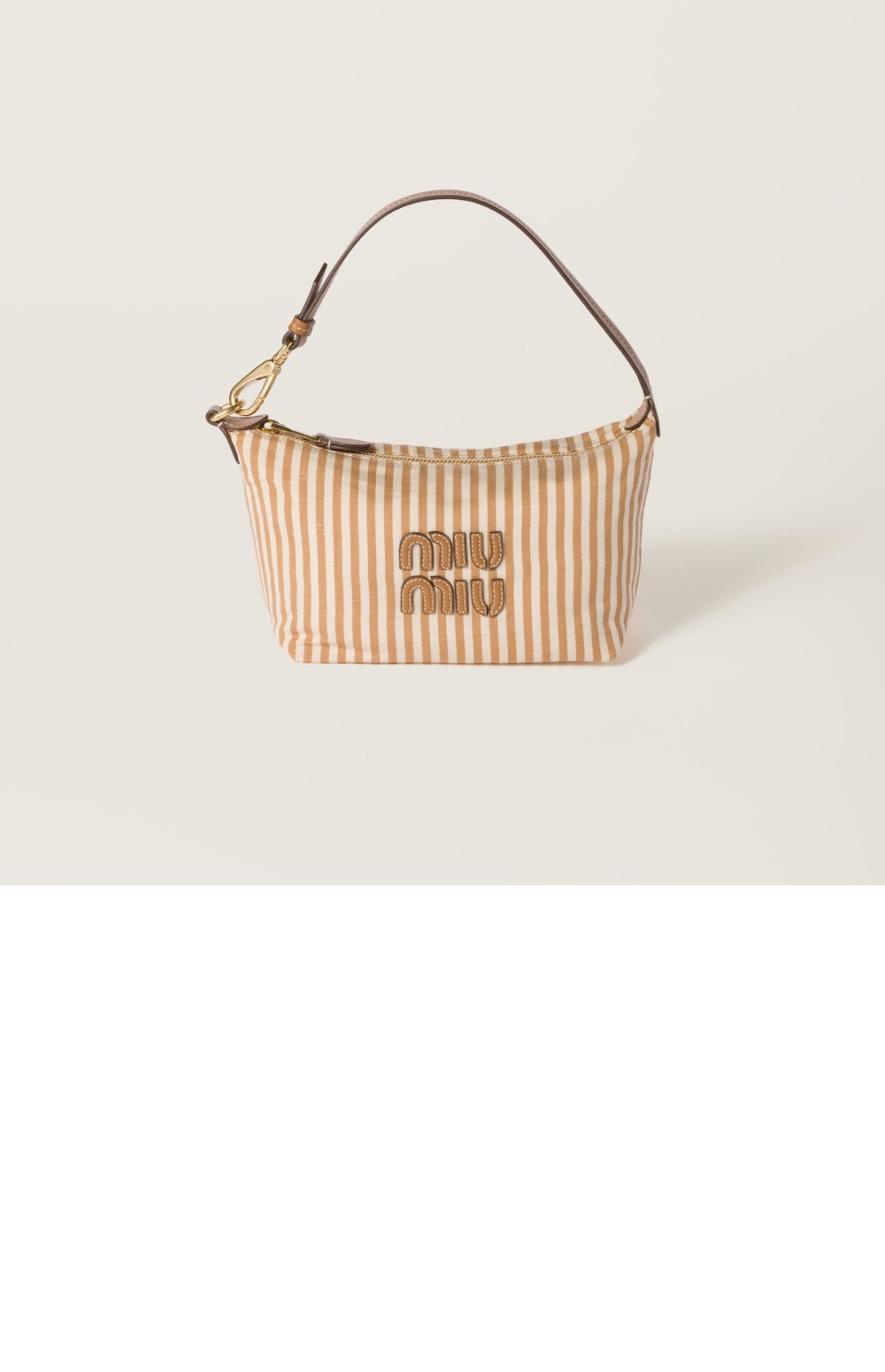 미러급레플리카사이트 | 명품레플리카 전문 쇼핑몰  | 하이퀄 - 로고 장식 자카드 패브릭 파우치 5NE841 &gt; 미우미우