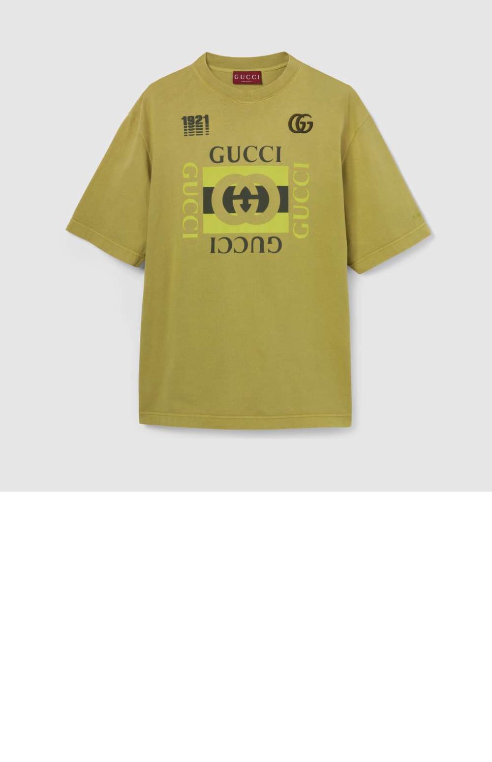 미러급레플리카사이트 | 명품레플리카 전문 쇼핑몰  | 하이퀄 - 프린트 코튼 저지 티셔츠 &gt; 구찌