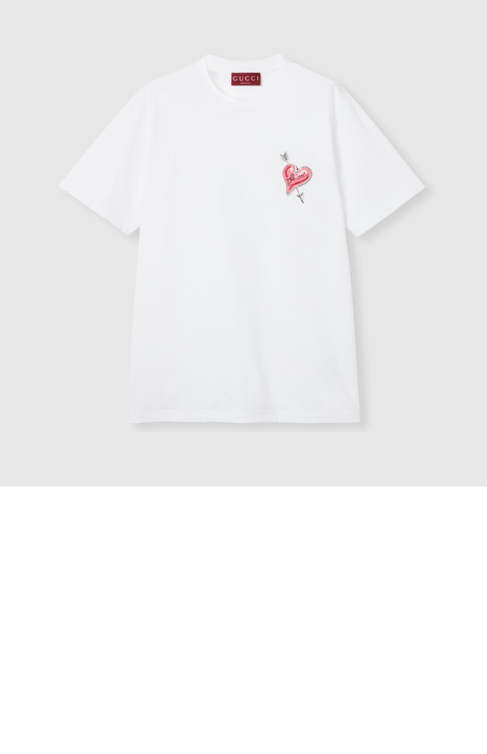 미러급레플리카사이트 | 명품레플리카 전문 쇼핑몰  | 하이퀄 - 패치 코튼 저지 티셔츠 &gt; 구찌