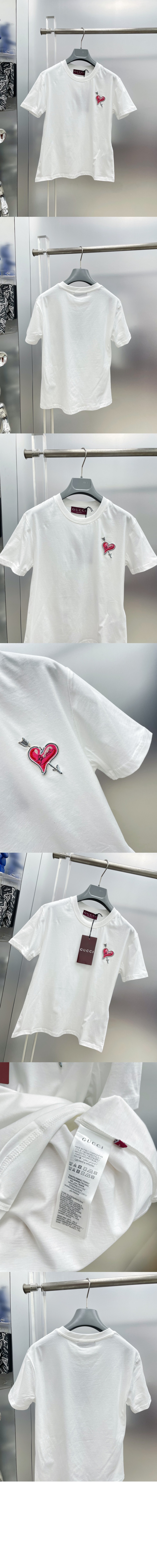 미러급레플리카사이트 | 명품레플리카 전문 쇼핑몰  | 하이퀄 - 패치 코튼 저지 티셔츠 &gt; 구찌