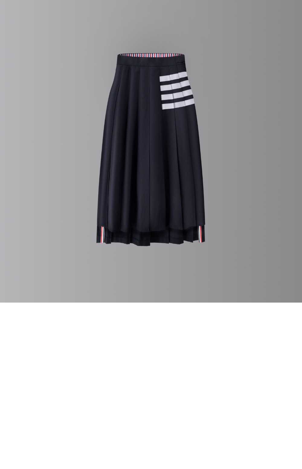 미러급레플리카사이트 | 명품레플리카 전문 쇼핑몰  | 하이퀄 - 플레인 위브 4바 플리츠 미디 스커트 &gt; 톰브라운