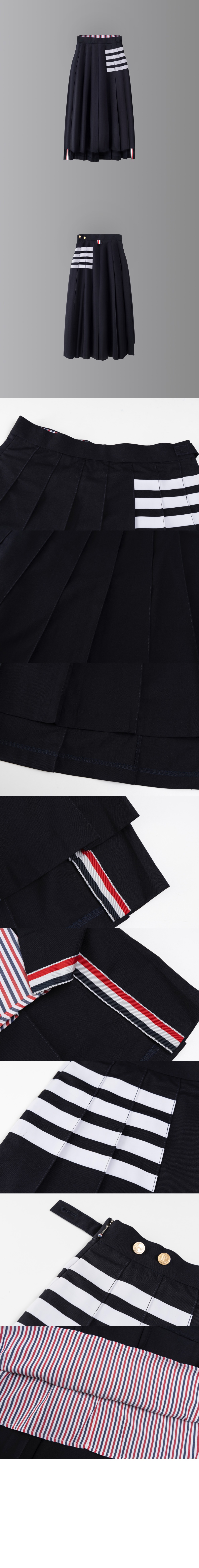 미러급레플리카사이트 | 명품레플리카 전문 쇼핑몰  | 하이퀄 - 플레인 위브 4바 플리츠 미디 스커트 &gt; 톰브라운
