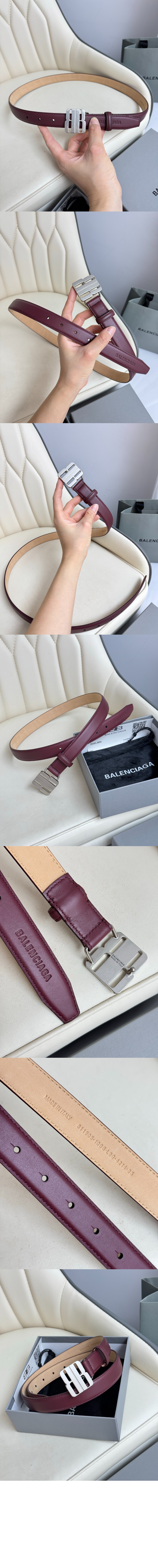 미러급레플리카사이트 | 명품레플리카 전문 쇼핑몰  | 하이퀄 - 나노 블랙 유광 얇은 소가죽 벨트 829005 &gt; 발렌시아가