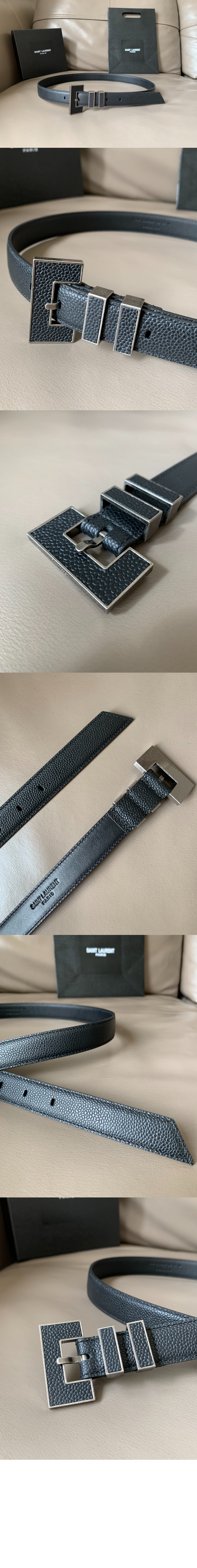 미러급레플리카사이트 | 명품레플리카 전문 쇼핑몰  | 하이퀄 - 레더 클래식 사각 버클 벨트 586217 &gt; 생로랑