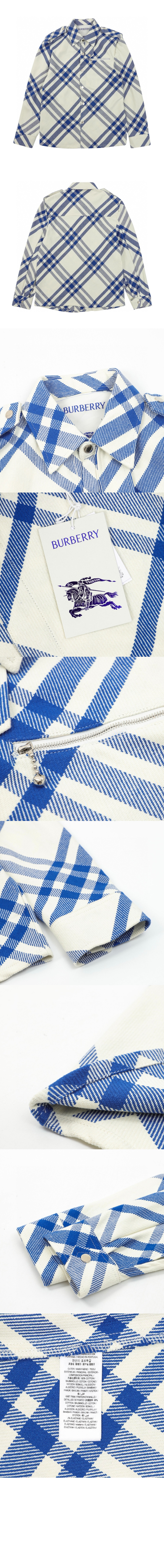 미러급레플리카사이트 | 명품레플리카 전문 쇼핑몰  | 하이퀄 - 대각선 스트라이프 지퍼 포켓 셔츠 &gt; 버버리
