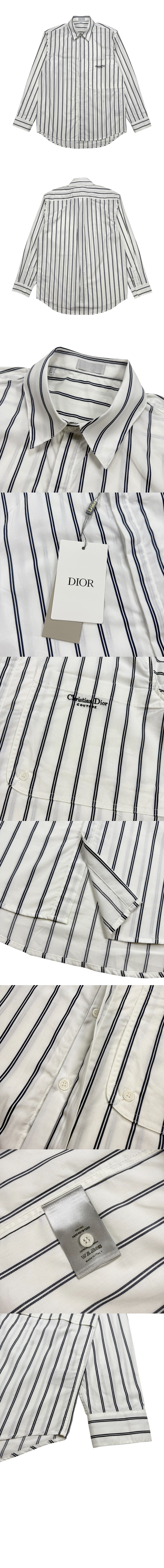 미러급레플리카사이트 | 명품레플리카 전문 쇼핑몰  | 하이퀄 - 로고 디테일 스트라이프 코튼 셔츠 &gt; 디올