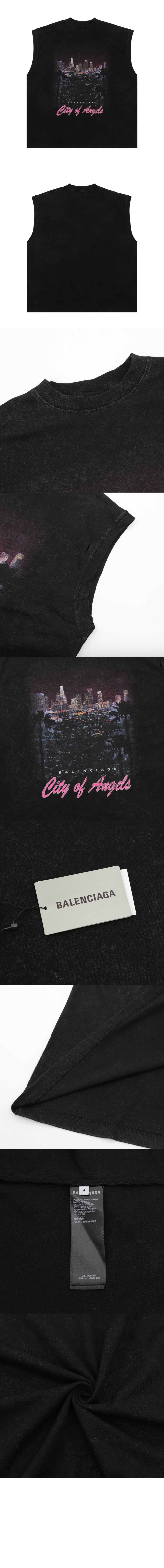 미러급레플리카사이트 | 명품레플리카 전문 쇼핑몰  | 하이퀄 - 시티 오브 엔젤스 슬리브리스 티셔츠 &gt; 발렌시아가