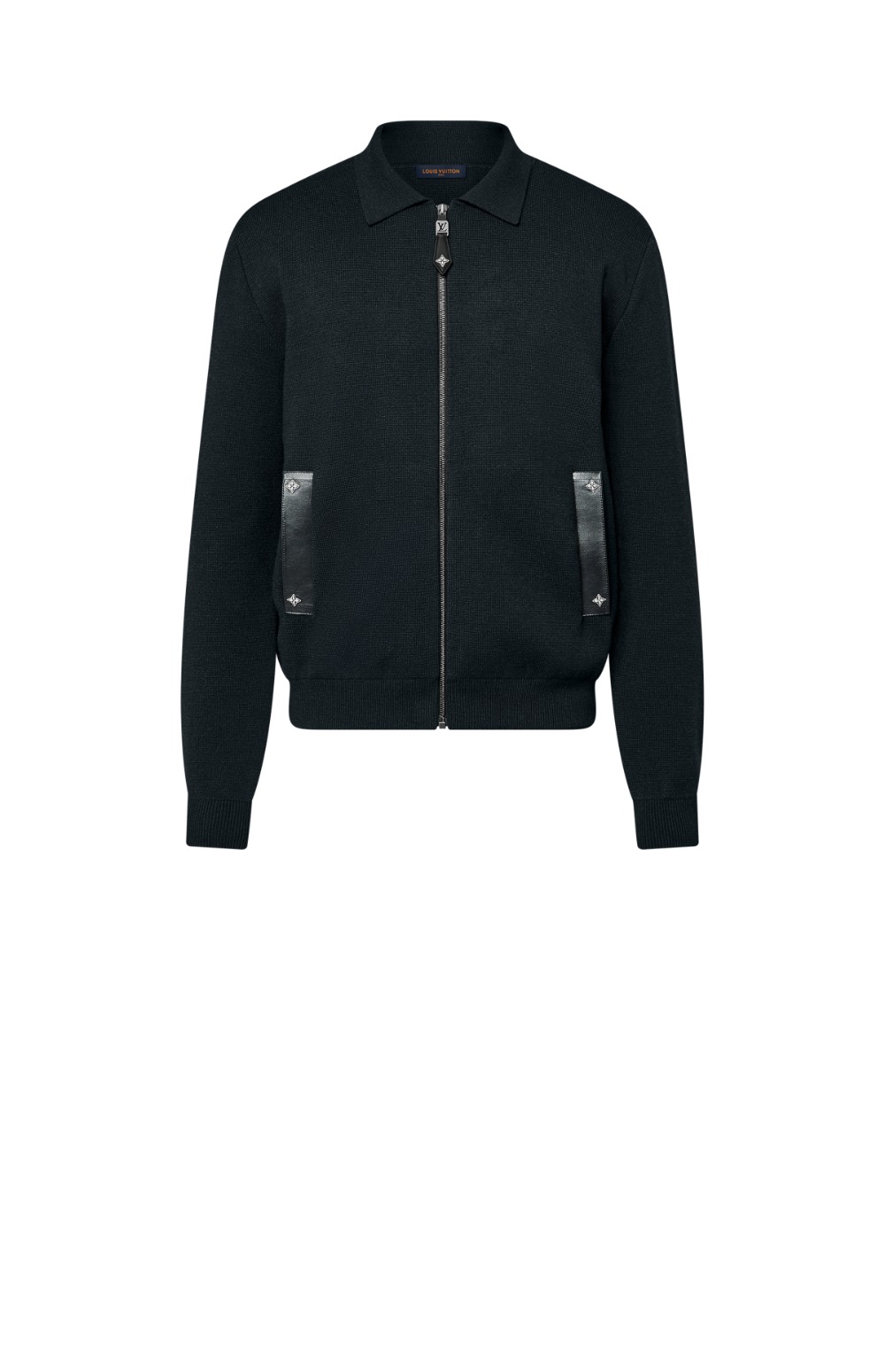 미러급레플리카사이트 | 명품레플리카 전문 쇼핑몰  | 하이퀄 - 니트 블루종 위드 레더 디테일 > 루이비통