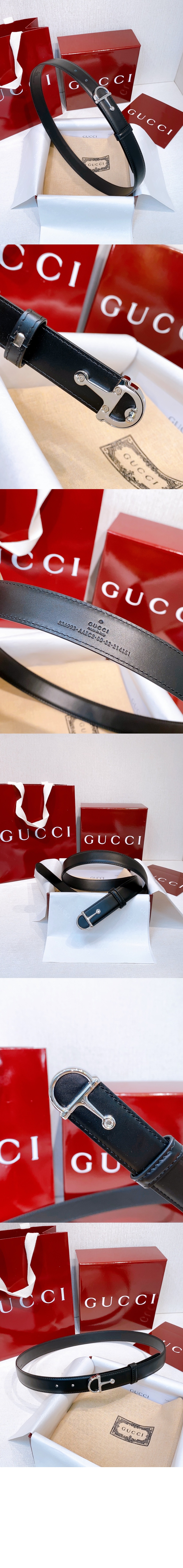 미러급레플리카사이트 | 명품레플리카 전문 쇼핑몰  | 하이퀄 - 하프 호스빗 버클이 달린 얇은 벨트 ‎836993 &gt; 구찌