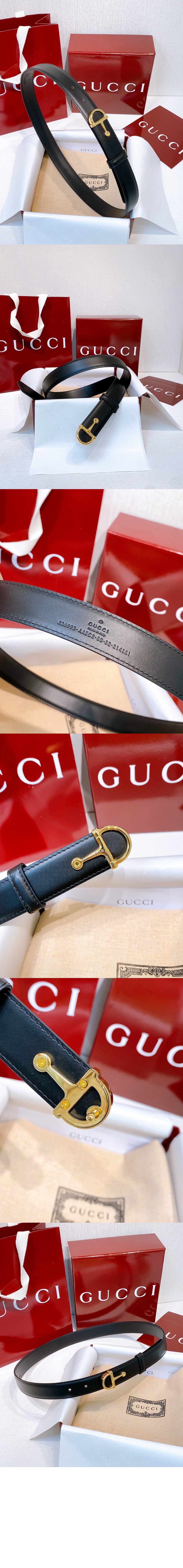 미러급레플리카사이트 | 명품레플리카 전문 쇼핑몰  | 하이퀄 - 하프 호스빗 버클이 달린 얇은 벨트 ‎836993 &gt; 구찌