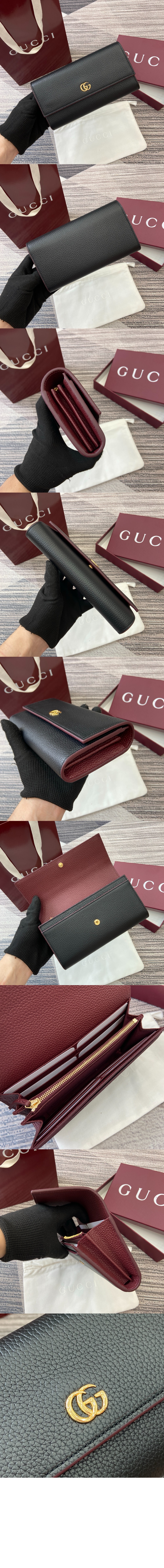 미러급레플리카사이트 | 명품레플리카 전문 쇼핑몰  | 하이퀄 - GG 마몽 바이컬러 장지갑 456116 > 구찌