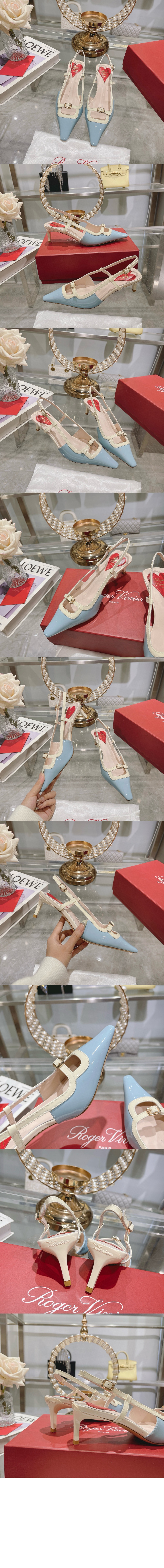 미러급레플리카사이트 | 명품레플리카 전문 쇼핑몰  | 하이퀄 - 비브 카나드 가죽 슬링백 펌프스 7223 &gt; 로저비비에