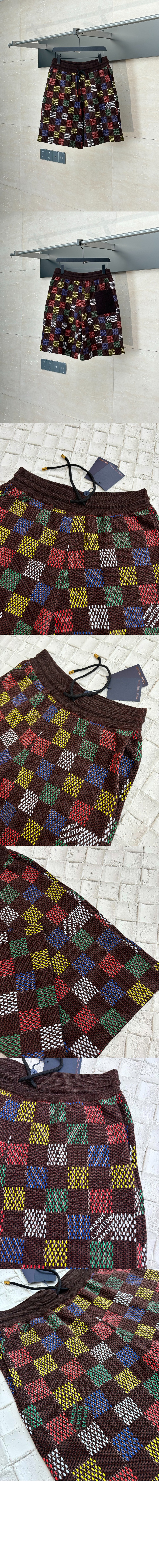 미러급레플리카사이트 | 명품레플리카 전문 쇼핑몰  | 하이퀄 - 자카드 다미에 코튼 저지 쇼츠 &gt; 루이비통