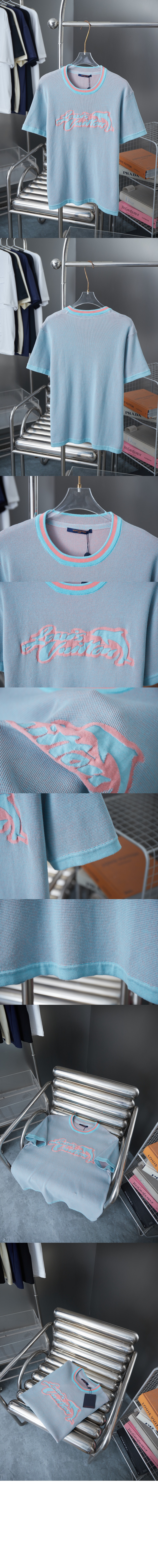 미러급레플리카사이트 | 명품레플리카 전문 쇼핑몰  | 하이퀄 - 그래픽 쇼트 슬리브드 크루넥 > 루이비통