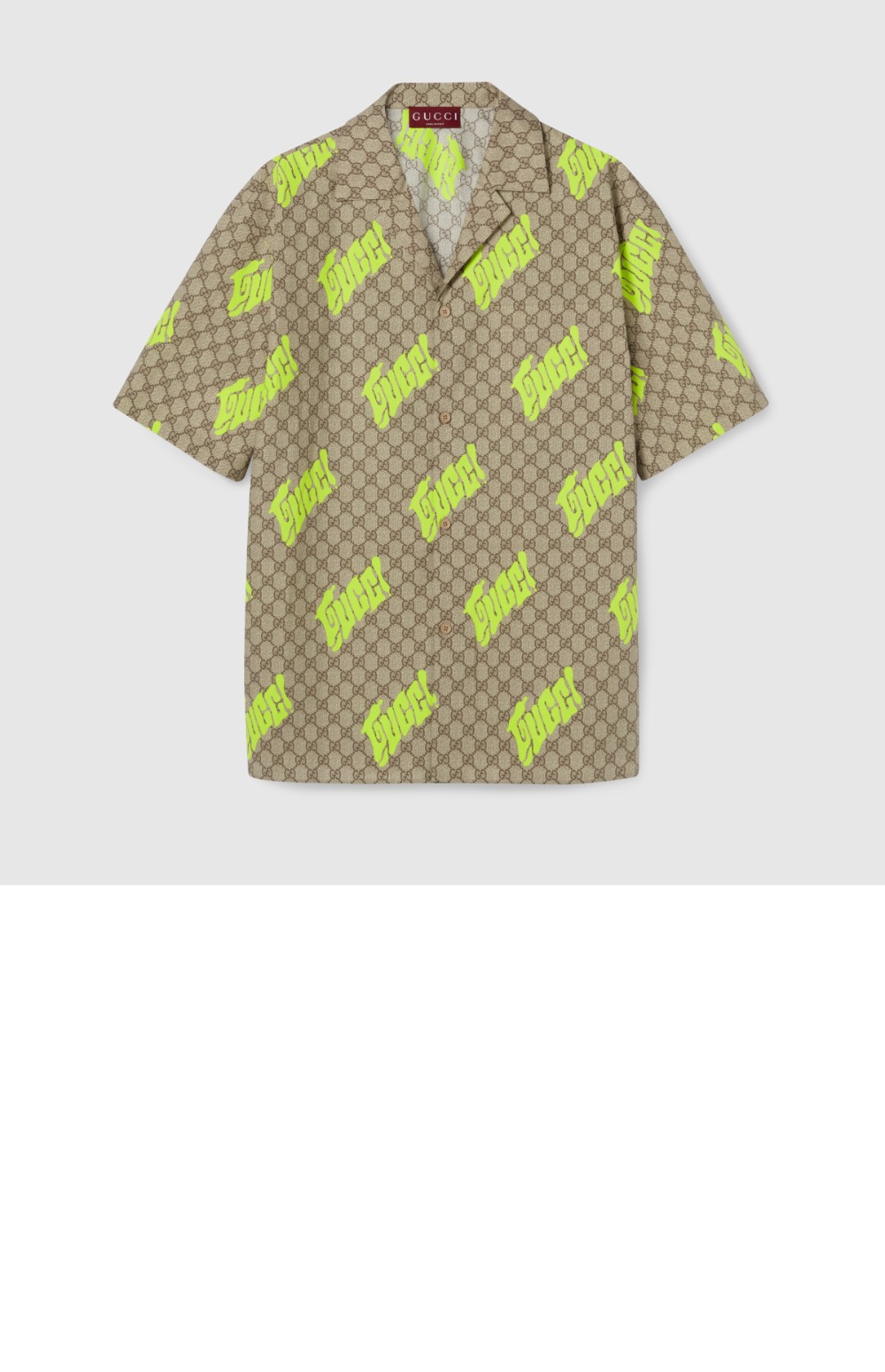 미러급레플리카사이트 | 명품레플리카 전문 쇼핑몰  | 하이퀄 - 프린트 코튼 포플린 볼링 셔츠 &gt; 구찌