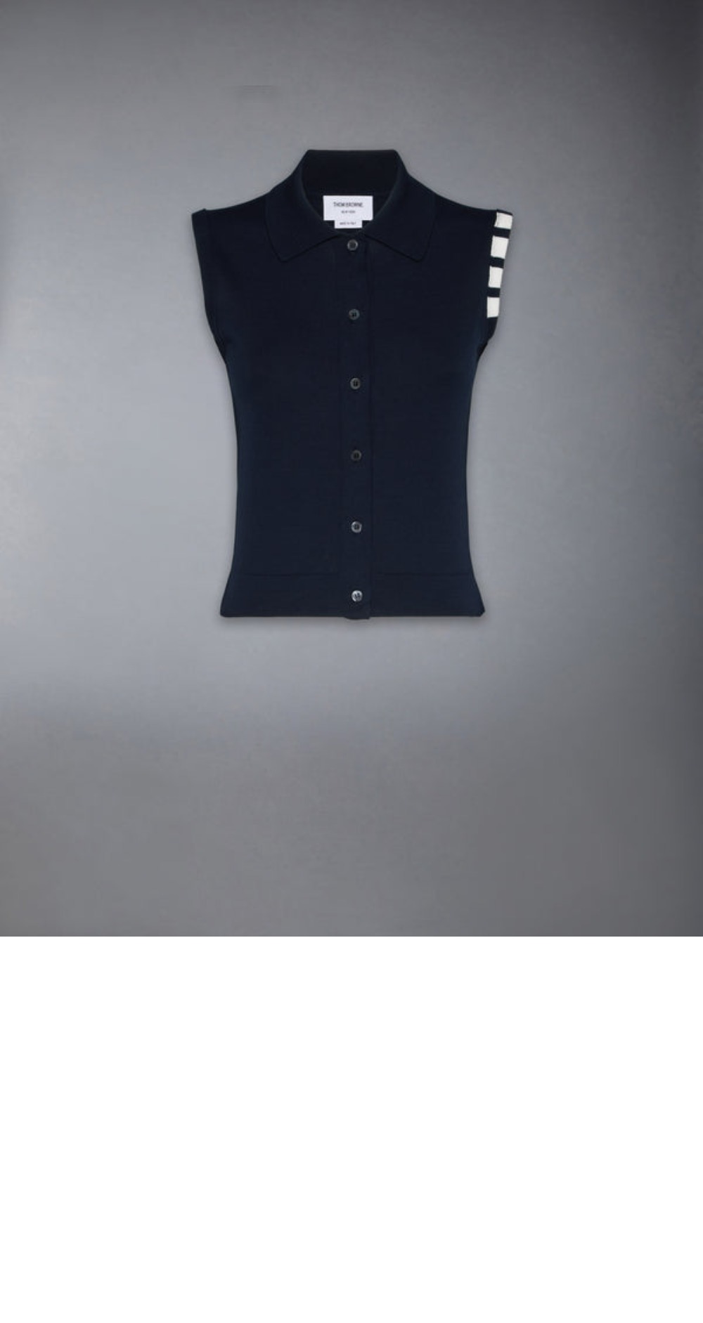 미러급레플리카사이트 | 명품레플리카 전문 쇼핑몰  | 하이퀄 - 코튼 4-바 크롭 셔츠 &gt; 톰브라운